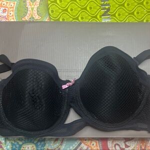 Black Mesh Bra